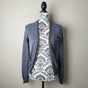 Aqua Cashmere open cardigan